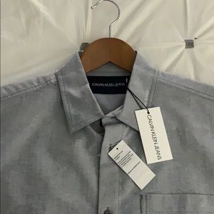 Calvin Klein Jeans short sleeve button down shirt